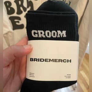Black Groom Socks